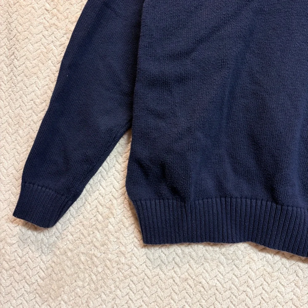 Polo by Ralph Lauren Men's XXL Classic Navy Knit Crewneck Preppy‎ Sweater